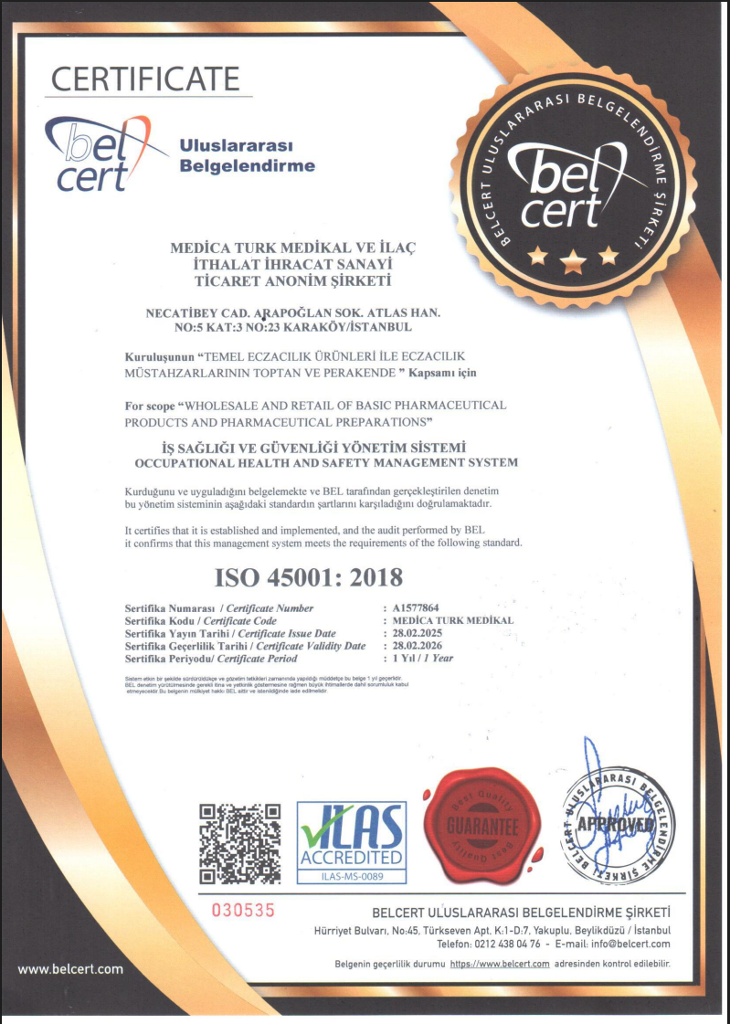 ISO 45001: 2018