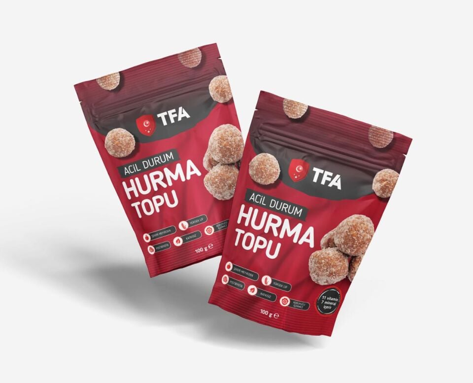 Acil Durum Hurma Topu 100Gr