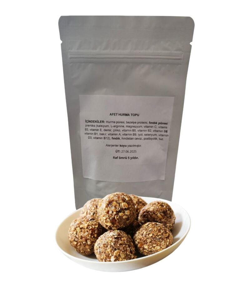 Acil Durum Hurma Topu 100Gr